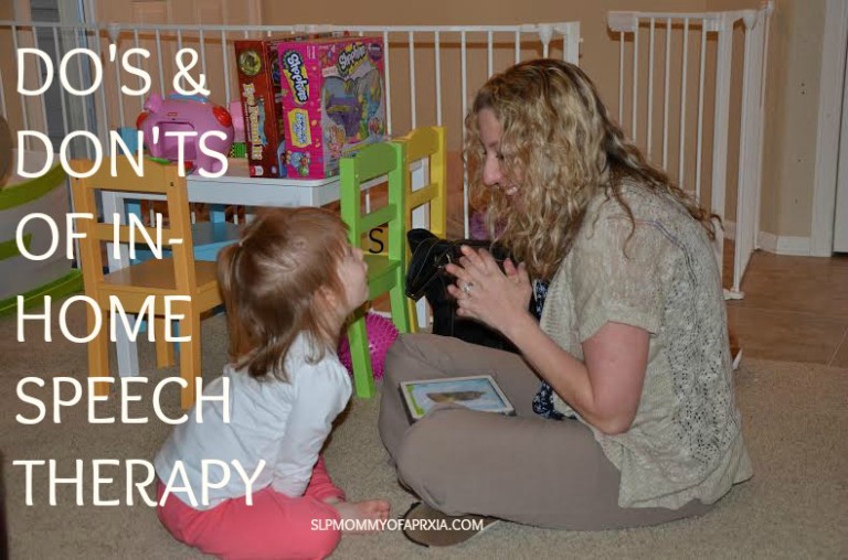 The Do’s and Don’ts of in-home speech therapy