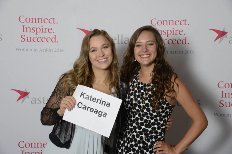 The day I met Ronda Rousey, and she told my sister to “keep fighting” for her words!