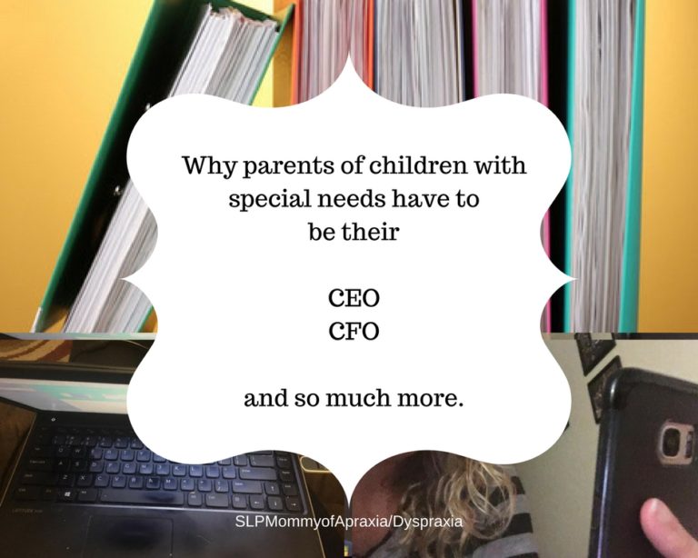 Why you are the CEO and CFO in special needs parenting