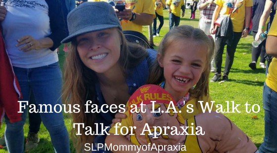 Famous Faces Walk for Apraxia in L.A’s Walk to Talk!