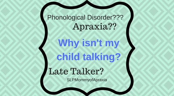 Apraxia? Phonological Disorder?  Language Disorder?  What’s the difference?