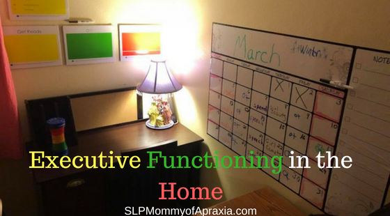 Executive functioning home intervention