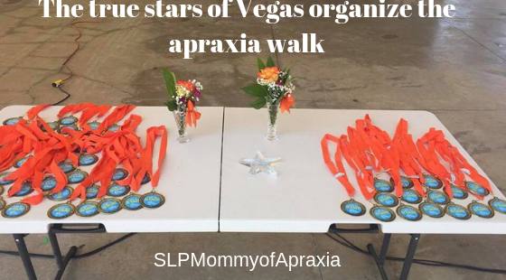 The true stars of Vegas organize the apraxia walk
