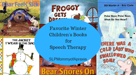 Favorite Winter Children’s books for Speech Therapy
