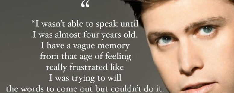 Colin Jost opens up about his speech disorder!