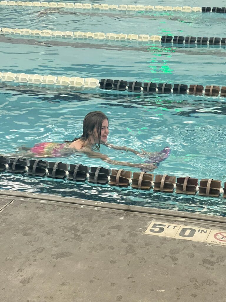 Learning to swim means facing our fears